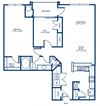 2.1 floorplan 2.1 floorplan at The Crossings at Russett, Laurel, MD